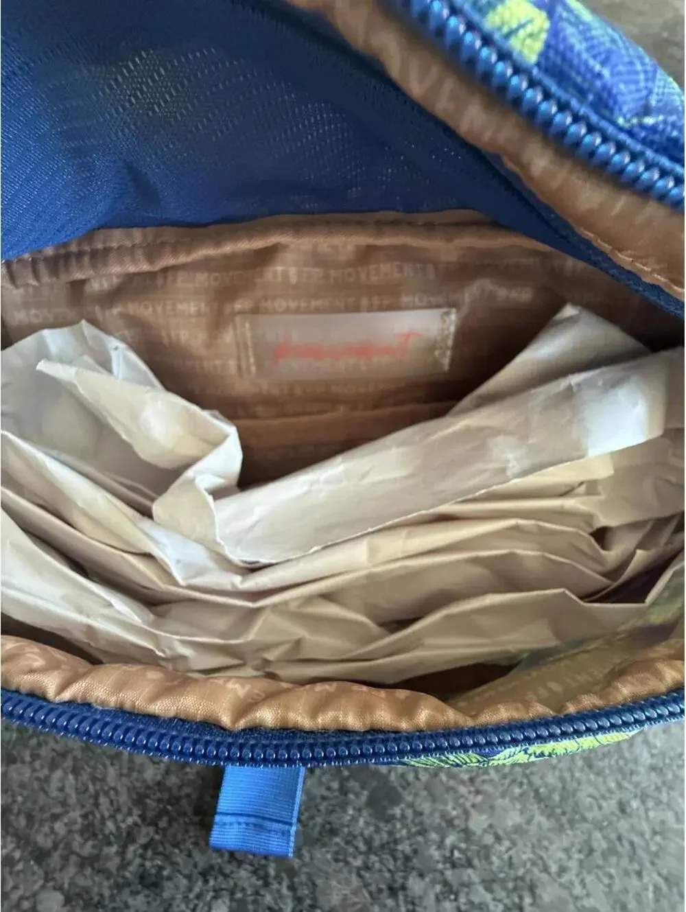 Free People Women's Blue and Multi Bag